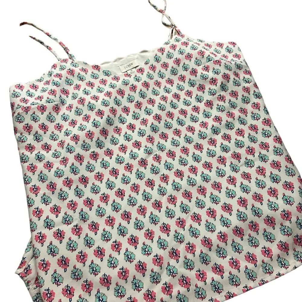 J Crew si3 8 lined tank adjustable straps perfect condition see pics